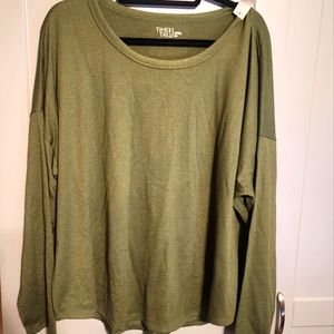 Olive Green Time & Tru Sweater